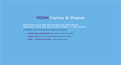 Desktop Screenshot of cartesetdiapos.com